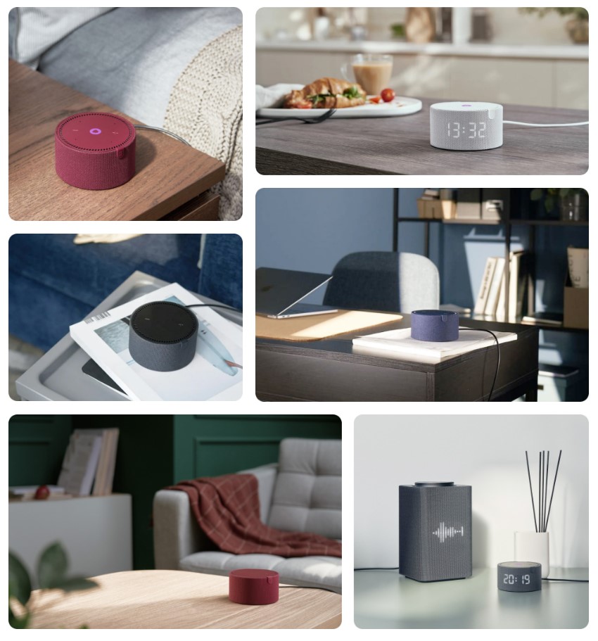 Яндекс Новая Станция Мини (с часами)